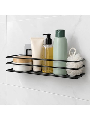 Maison Luré Banyo Askısı Duş Banyo Rafı 2’li Set Şampuanlık Organizer Vantuzlu Askı