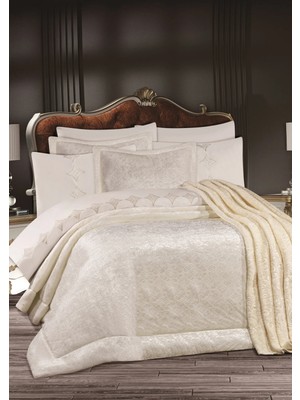 Goldroom Venessa Nakışlı Nevresim Takımlı Çeyiz Seti / 10 Parça