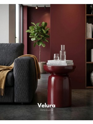 Maison Luré Yan Sehpa Fargo Mantar Bordo