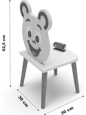 Bezos Happy Face Çocuk Mobilya Seti Pembe