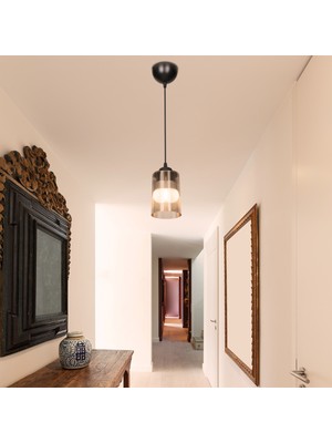 Modelight Bal Optik Promo Sarkıt - Çift Ampul Görünümlü Şık Aydınlatma ve Modern Tasarım Özellikleri ile Bal Renkli