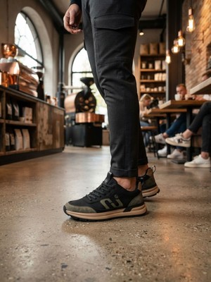 Solmaz Dragon BDL5045 Siyah-Haki Erkek Casual Spor Ayakkabı