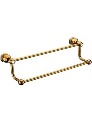 Maison Luré Banyo Askısı Crystal Palace Golden Çiftli Havluluk