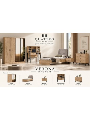Quattro Home Verona Genç Odası Takımı