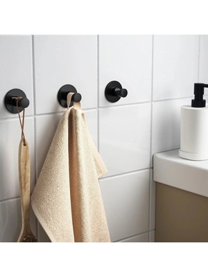 Maison Luré Banyo Askısı Kendinden Yapışkanlı Seti 3 Adet Çap: 4.6 cm
