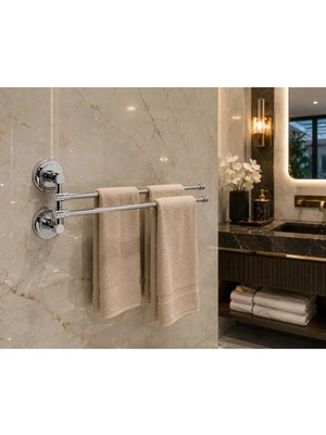 Maison Luré Banyo Askısı Ikili Döner Havluluk Acar DM5365