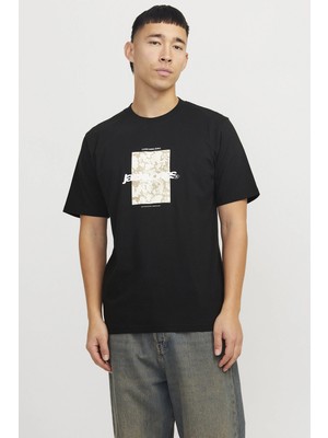 Jack & Jones Jack&Jones Erkek Tişört 12273239 BLACK
