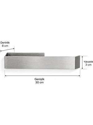 Maison Luré Banyo Askısı Duvara Monte Metal Havluluk