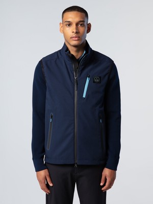 North Sails Regular Fit Dik Yaka Su Geçirmez North Tech Marin Utility Erkek Yelek
