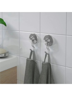 Maison Luré Banyo Askısı Kanca, Çinko Kaplama Banyo Askı, 2 Adet