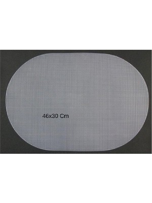 Angel Çanta Aksesuar Oval 46X30 cm Plastik Kanvas