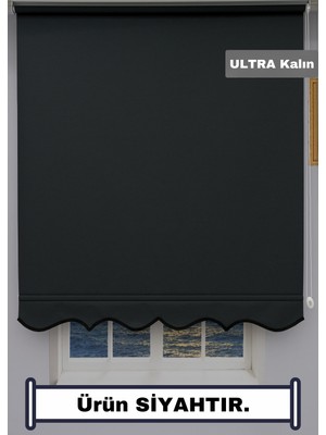 Esdeh ULTRA KALIN Stor Zebra Güneşlik Perde (ETEKLİ) - Mat Kalın Kumaş - Alüminyum Aksam