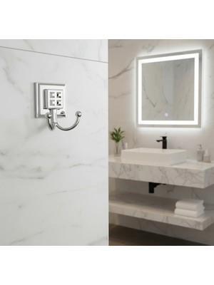 Maison Luré Banyo Askısı Yapışkanlı Kare Askı