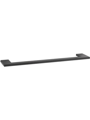 Maison Luré Banyo Askısı Duvara Montajlı Uzun Havluluk Mat Siyah 32 cm