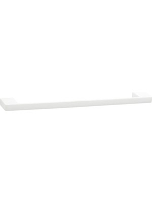 Maison Luré Banyo Askısı Duvara Montajlı Uzun Havluluk Beyaz 43 cm