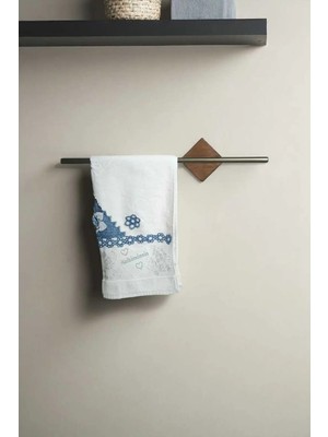 Maison Luré Banyo Askısı Bronz Alüminyum Ahşap Gövde Havlu Askısı