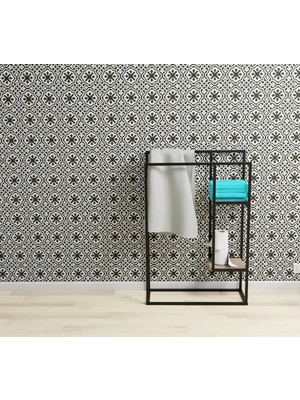 Maison Luré Banyo Askısı Manolya Aksesuar Raflı Askılı Havluluk
