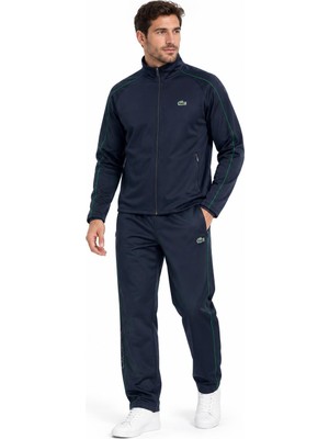 Lacoste Basıc Lacivert Şeritli Regular Fit Eşofman Takımı