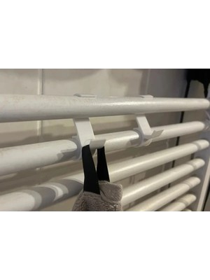 Maison Luré Banyo Askısı 4 Adet Radyatör Askısı Banyo Kancası