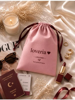 Loveria Siyah Balenli Dolgusuz Dantelli Babydoll