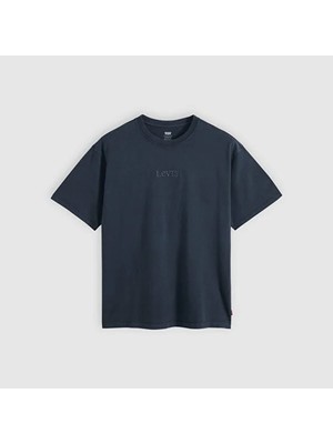 Levi's Graphic Vintage Fit Bisiklet Yaka Lacivert Tişört