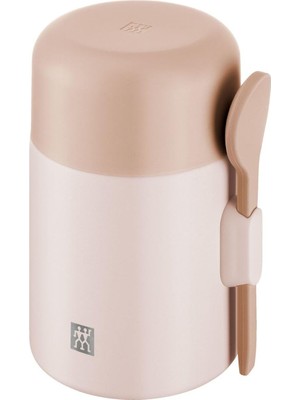 Happy Trend Thermo Plus Termos Yemek Kavanozu, 600 Ml, Paslanmaz Çelik (Pembe)
