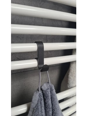 Maison Luré Banyo Askısı 2 Adet Radyatör Askısı - Dayanıklı Duvar Tutucu