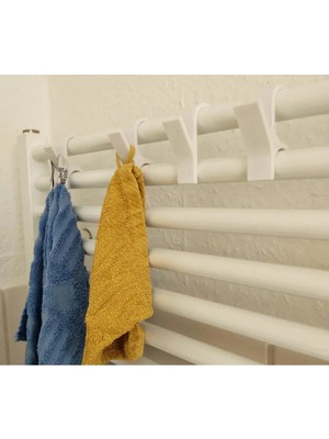 Maison Luré Banyo Askısı 4 Adet Havlu Radyatörleri Için Askı Kancaları