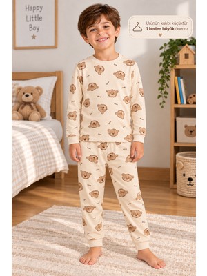 Beniizle Erkek Çocuk Desenli Pijama Takımı