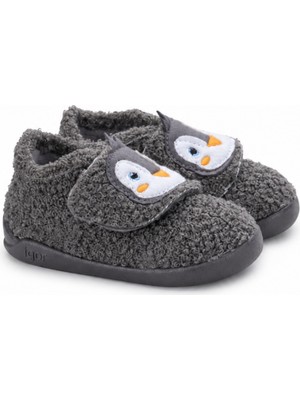 Igor Homie Pinguino Çocuk Penguen Desenli Panduf - Antrasit W10351-134