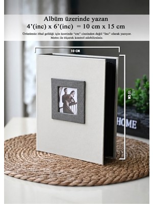 Simfoto Market 10X15 Koton Fotoğraf Albümü 100 Lük Albüm -Resim Albümü Albümkoton, One Size