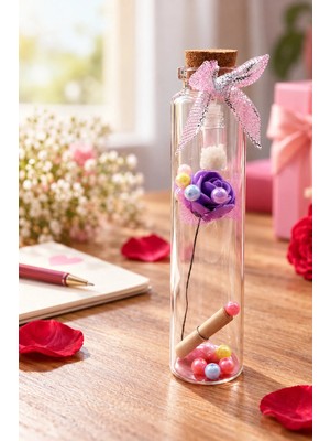 Yenilig 3 Adet Dilek Şişesi – Şık Tasarımlı Iç Süslemeli Hediye ve Dekoratif Ürün, Wish Bottle, Message Bottle