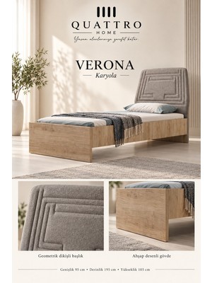 Quattro Home Verona Tek Kişilik Karyola