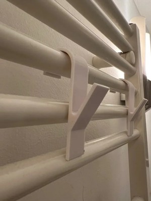 Maison Luré Banyo Askısı 2 Adet Radyatör Askısı Yuvarlak