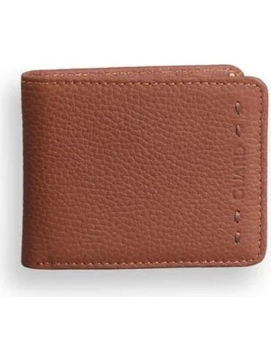 Guard Taba Mat Spor Özel Dikiş Desenli Deri Erkek Cüzdanı