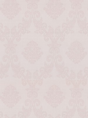 Süs Duvar Kağıtçılık Pudra Damask Desenli  Duvar Kağıdı