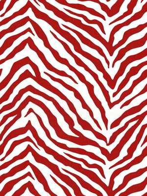 Süs Duvar Kağıtçılık Kırmızı Beyaz Zebra Desenli Duvar Kağıdı