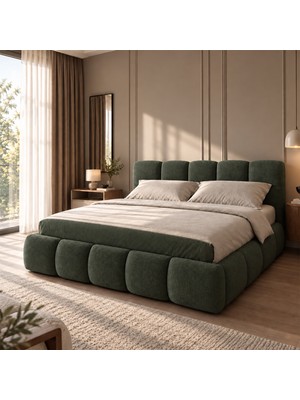 Cavissa Home Living Puffy Çift Kişilik Modern Karyola 160X200 cm