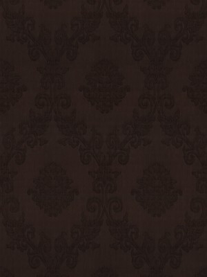 Süs Duvar Kağıtçılık Kahverengi Damask Desenli  Duvar Kağıdı