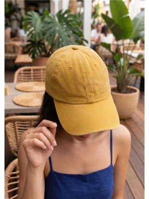 Emybox %100 Pamuk Yıkamalı Unisex Basic Şapka Kep