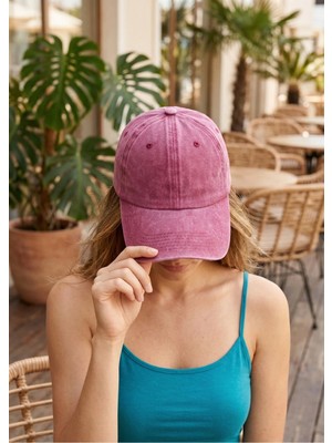 Emybox %100 Pamuk Yıkamalı Unisex Basic Şapka Kep
