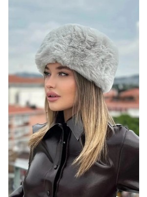 Emybox Kışlık Son Trend Kalpak Eskimo Rus Slav Tarzı Suni Kürk Tüylenmez Peluş Kalpak Şapka Bere