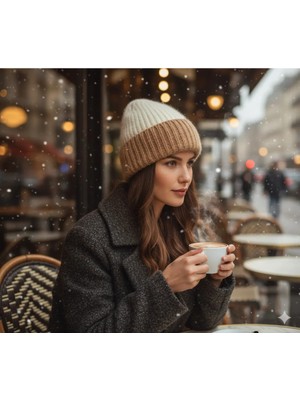 Emybox Kışlık Yün Doku Kadın Bere – Yumuşak Örgü Şapka | Sıcak Tutan Şık Tasarım | Unisex Soğuk Hava Modası