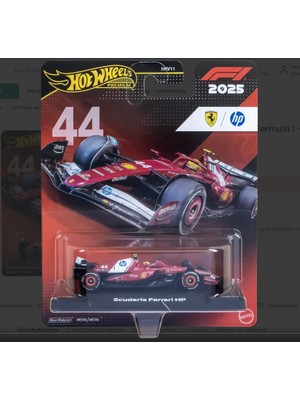 Hot Wheels Premium 2025 Formula 1 - Scuderia Ferrari Hp No:44