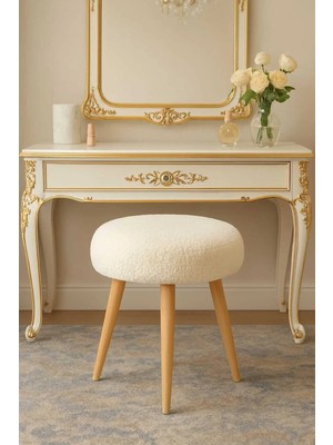 Maison Luré Puf & Bench Makyaj Masası Pufu
