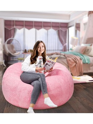 Maison Luré Puf & Bench Peluş Oturma Puf