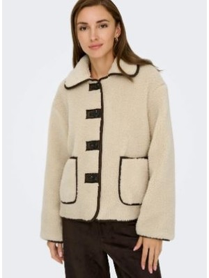 Jdy Kadın  Jdynoella Teddy Krem Peluş Ceket - 153657773