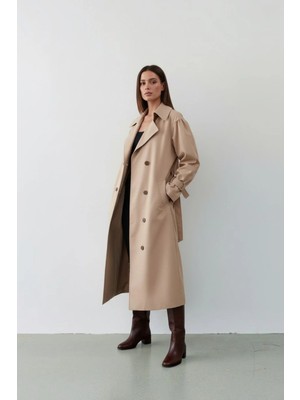 Durivya Reglan Kol Oversize Trençkot
