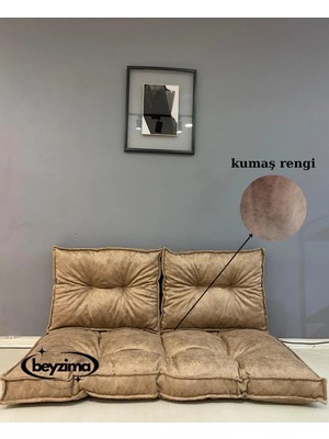 Maison Luré Puf & Bench Yer Minderi, Oturma Minderi, Palet Minderi (3 Parça)