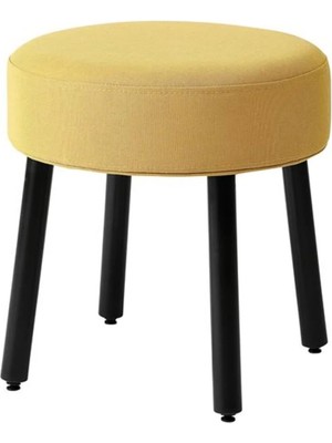 Maison Luré Puf & Bench Mörtfors Puf Diseröd Koyu Sarı 47X47 cm